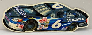 NASCAR#6 Viagra NASCAR Sign 12 12 x 36