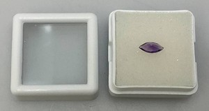 3.87 Ct. Natural Amethyst Marquis Shaped In Protective Case