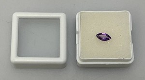 3.87 Ct. Natural Amethyst Marquis Shaped In Protective Case