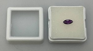 3.87 Ct. Natural Amethyst Marquis Shaped In Protective Case