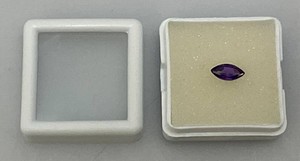 3.87 Ct. Natural Amethyst Marquis Shaped In Protective Case