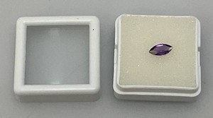 3.87 Ct. Natural Amethyst Marquis Shaped In Protective Case