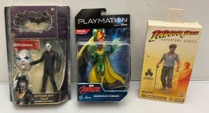 Misc. Collectible Action Figures Including Indiana Jones Adventure Series And More All New Old Stock