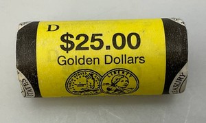 Misc. Denver Mint Sacagawea Dollar Coins $25.00 Roll