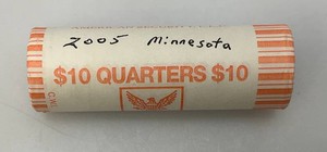 2005 Minnesota Statehood Quarters Factory Sealed Roll