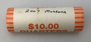 2007 Montana Statehood Quarters Factory Sealed Roll