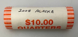 2008 Alaska Statehood Quarters Factory Sealed Roll