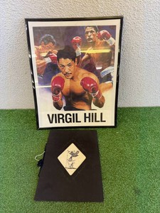 Virgil Hill Framed Art & Vintage Marcoux Corner Menu