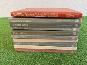 Time Life Hardcover Books - Great Ages of Man & Mysteries of the Ancient World National Geographic Society