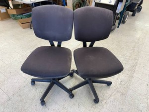 Pair of Adjustable Office Chairs