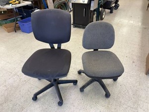 Pair of Adjustable Office Chairs