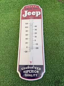New Jeep Metal Thermometer