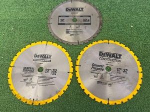 12 DeWalt Saw Blades