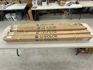 New Levolor 73 x 66 White Window Shades - 4 - Count Boxes (16 total)