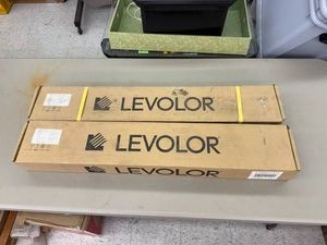 New Levolor 37 x 66 Cream Window Shades 2 - 12 Count Boxes (24 total)