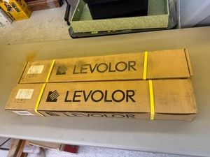 New Levolor 37 x 66 Cream Window Shades 2 - 12 Count Boxes (24 total)