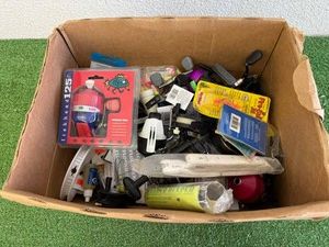 Box of Fishing Items - Mostly New - Reels, Lure, Hooks - Lots of Value Here