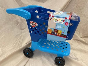 PlayRight Play Food Shopping Cart 10-Piece Set