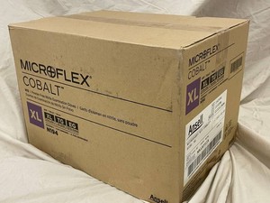 Ansell Microflex Cobalt N194 Nitrile Gloves XL Case of 1000