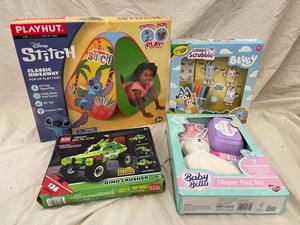 Playhut, Crayola, Block Tech & Baby Bella Toy Mixed Lot
