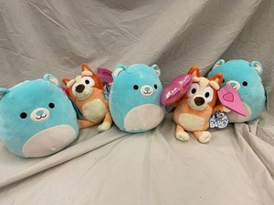 Bluey & Belinda Squishmallows Plush Lot of 5