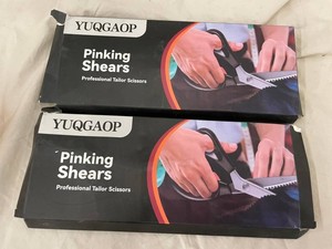 YUQGAOP Pinking Shears (Lot of 2)