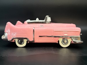Vintage 1986 Expressive Designs Pink Cadillac Ceramic Cookie Jar