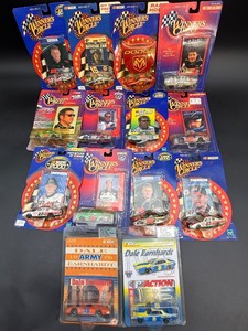 Lot of 14 Vintage NASCAR 164 Diecast Cars - Winners Circle &amp Action Performance - Dale Earnhardt, Tony Stewart, Casey Atwood &amp More (NIBMOC)