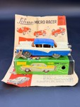 MINT Late 50s/60s Schuco Micro Racer 1045 Ford Custom 300 Wind-Up Toy Car – 100% Complete with Original Box, Key &amp; Paperwork