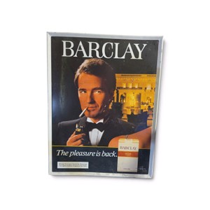 Vintage Barclay Metal Sign