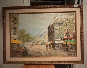 Custom framed artwork 43 x 31 inches