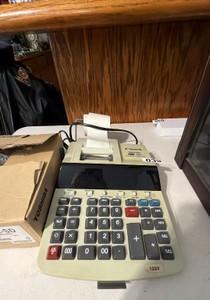 Office Equipment Lot  Toshiba DP5000 Business Phone, Printing Calculator & Adding Machine