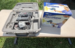 RotoZip Spiral Saw Kit & HomeRight 100 Paint Sprayer