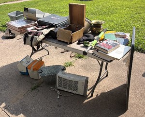 Vintage Electronics Lot Sharp XE-A203 Cash Register, Minn Kota Maximizer Power Control, Trexonic Portable TV, Coolers & More