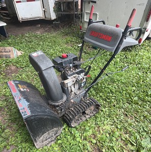 Craftsman 724 EZ Steer Two-Stage Snowblower  Electric Start & Track Driveit has electric start on it owner states it ran the last time he used it about a year ago being sold as as