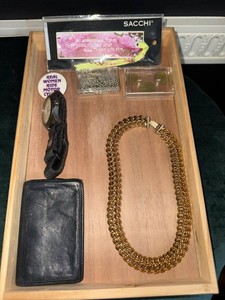 Mixed Accessories Lot Timex Expedition Watch Wallet Chain Bookmark Pin