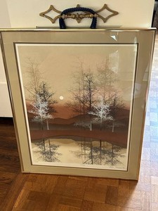 Signed 1981 Framed Landscape Print