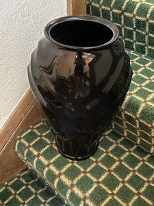 Black Decorative Vase