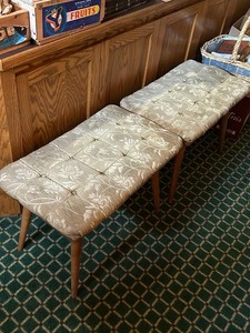 Pair of Tufted Upholstered Benches