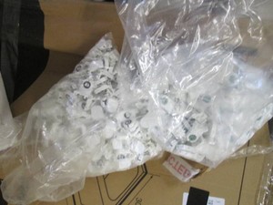 2 Large bags of light fixture wmds...