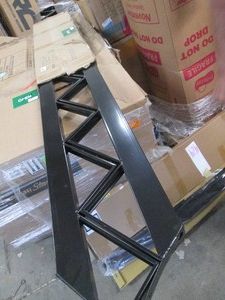 Metal stair riser pair...