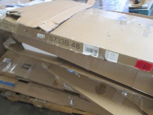 Pallet lot of bi fold and other doo...