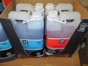 2 Gallons of commercial dish deterg...
