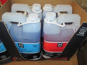 2 Gallons of commercial dish deterg...