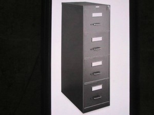 Hirsch 4 door locking file cabinet...