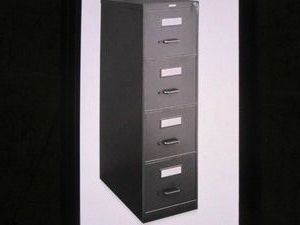 Hirsch 4 door locking file cabinet...