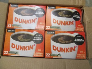 4 22 KCups Dunkin midnight coffee...