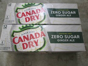 2 12 Packs of Canada Dry Ginger ale...