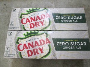2 12 Packs of Canada Dry Ginger ale...