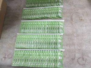 100 Packs of Bright green tea...